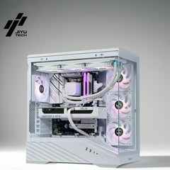 JIYU Mage Series Gaming Desktop AMD Ryzen 7 7800X3D - Nvidia RTX 5070 TI-3