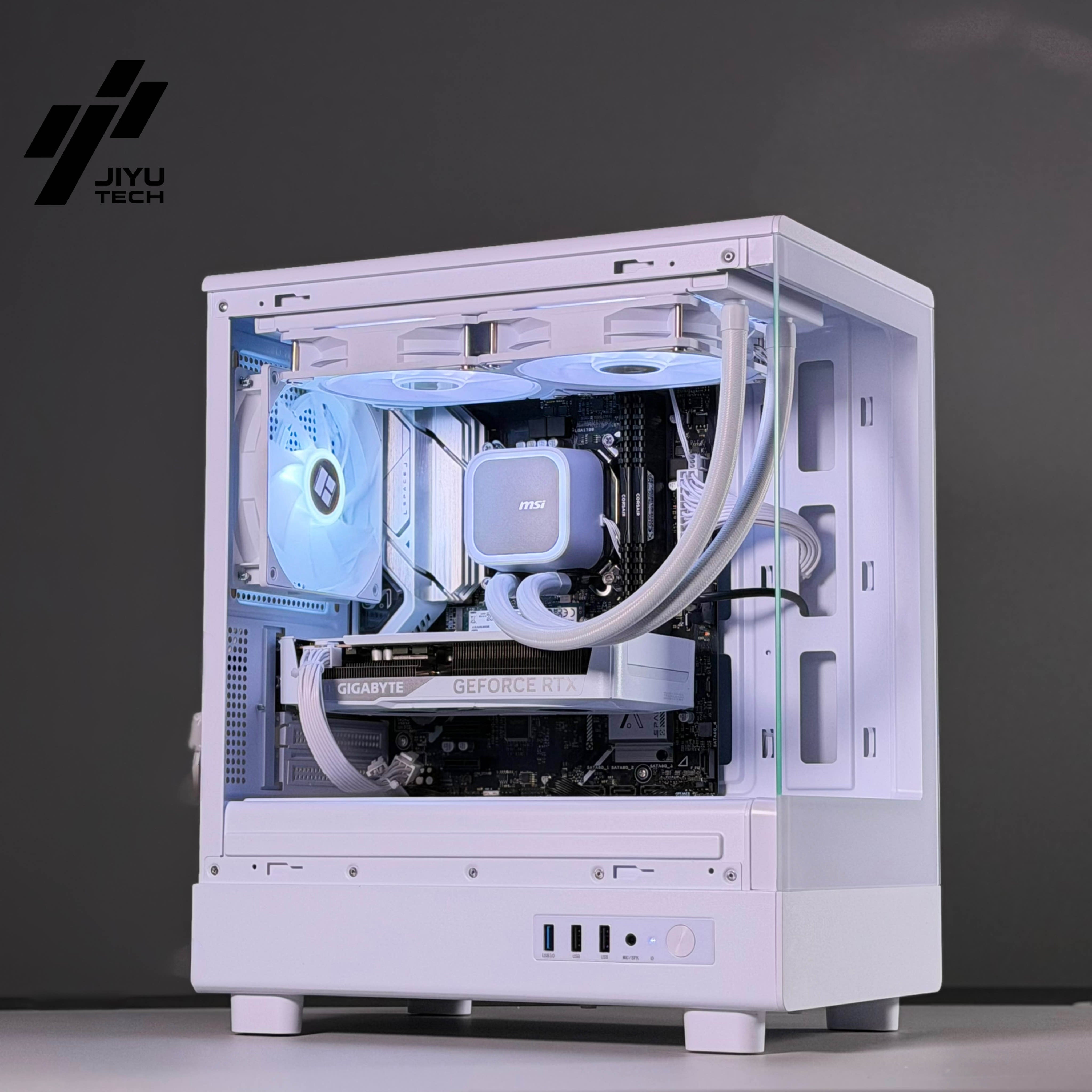 Windowsデスクトップ Self built PC Going over Gigabytes LiquidHaus X870E Aero X3D Wood Custom PC‬